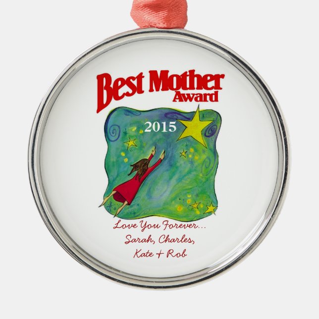 Ornamentos del premio a la mejor madre (Frente)