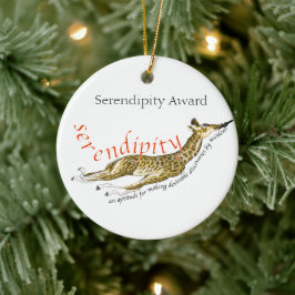 Ornamentos del Premio de la Girafa Vintage Serendi