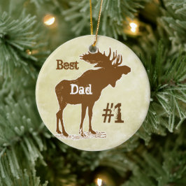 Ornamentos del Premio Mejor Padre Moose