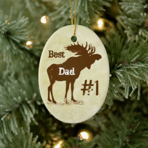 Ornamentos del Premio Mejor Padre Moose