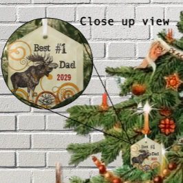 Ornamentos del Premio Mejor Padre Moose
