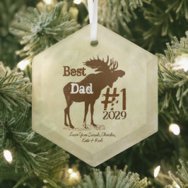 Ornamentos del Premio Mejor Padre Moose