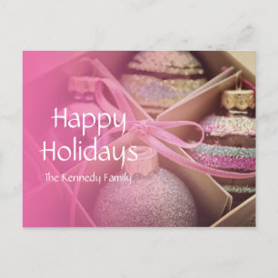 Ornamentos en colores pastel del navidad