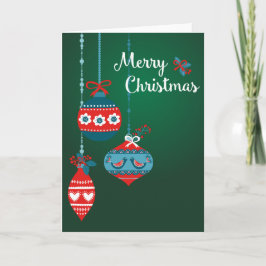 Ornamentos escandinavos Feliz Navidad