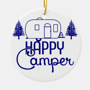 Ornamentos felices para el Camper