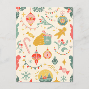 Ornamentos fiestas navidades Invitación