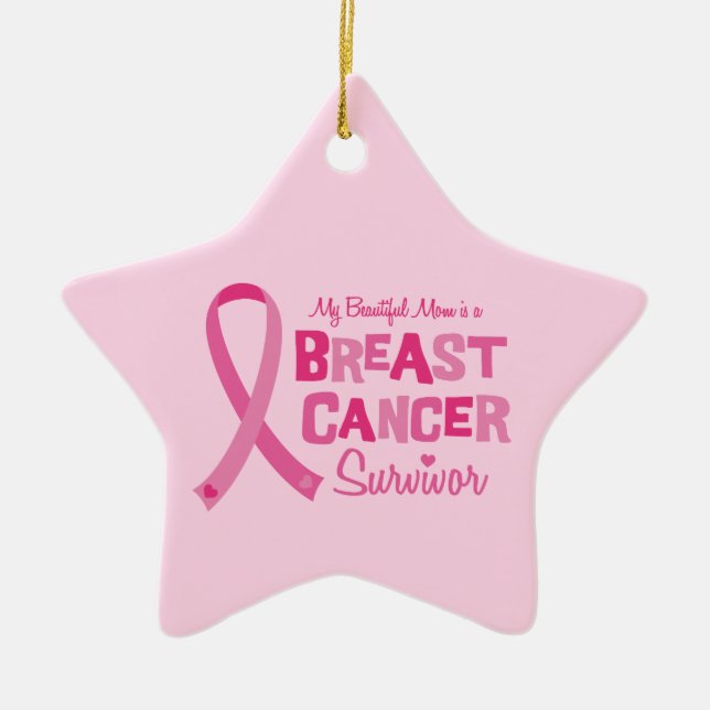 Ornamentos hermosos del superviviente del cáncer (Frente)