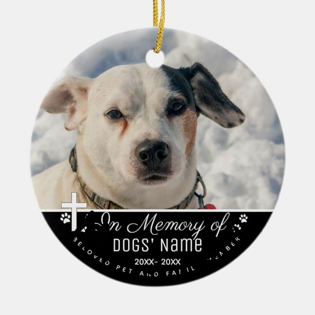 Ornamentos Mascotas conmemorativos - Pérdida de pe (Frente)