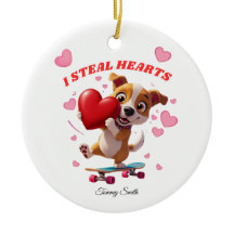 Ornamentos modernos de San Valentín para regalos d