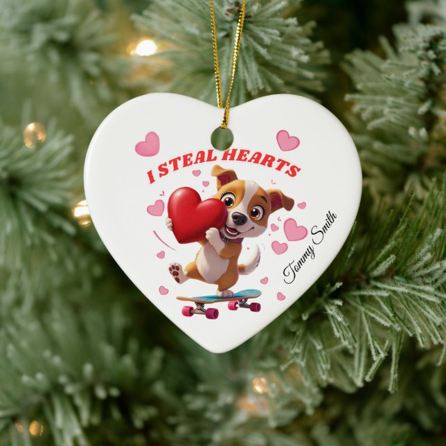 Ornamentos modernos de San Valentín para regalos d (Árbol)