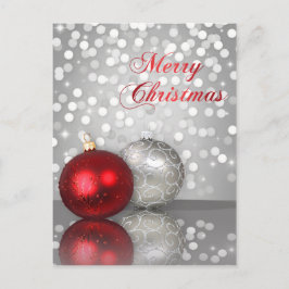 Ornamentos navideños brillantes - Postales