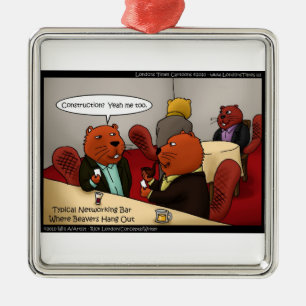Ornamentos navideños de Beaver Networking