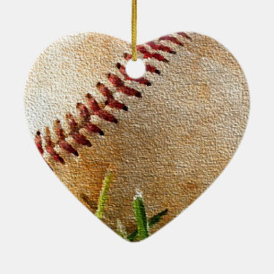 Ornamentos navideños de béisbol