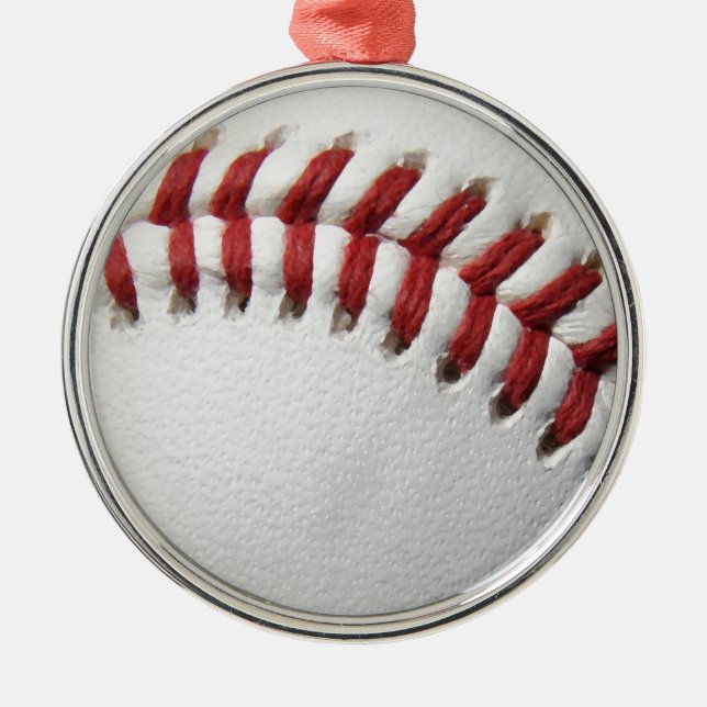 Ornamentos navideños de béisbol (Frente)