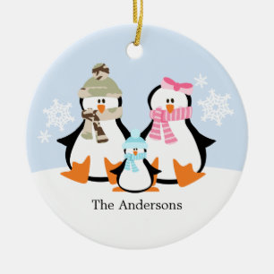 Ornamentos navideños de familia militar