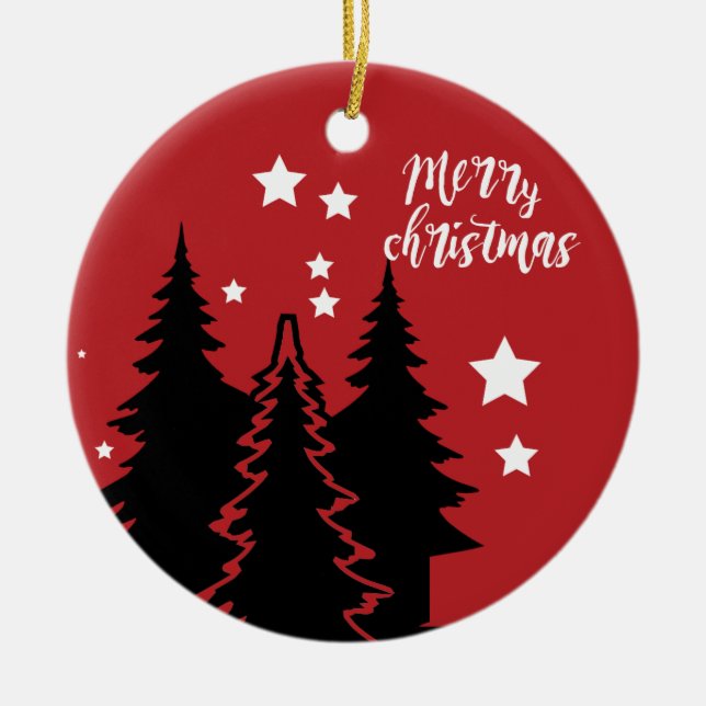 Ornamentos navideños de festividad de los navidade (Frente)