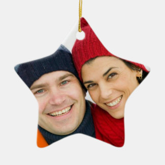 Ornamentos navideños de foto personalizado