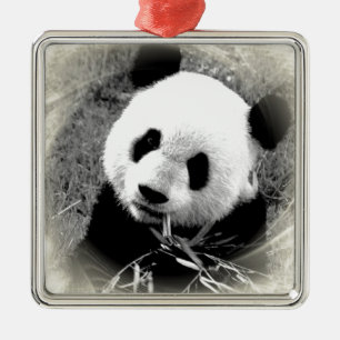 Ornamentos navideños de Panda