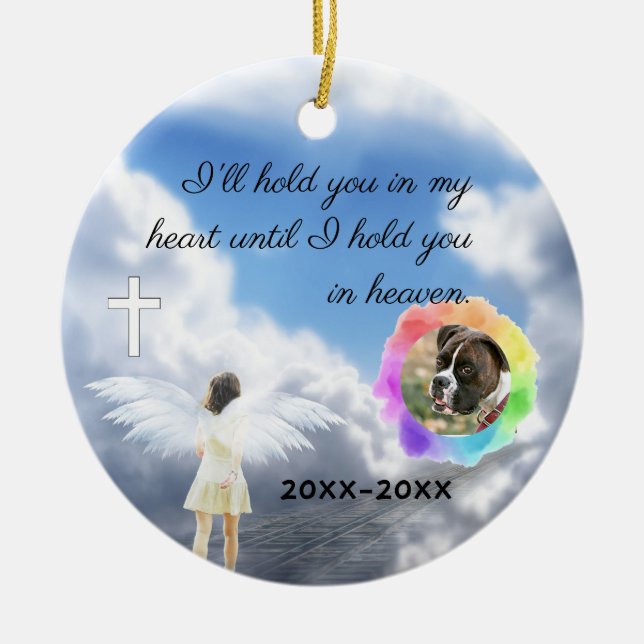 Ornamentos navideños del puente arcoiris - solidar (Frente)