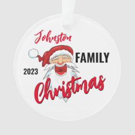 Ornamentos navideños familiares personalizados