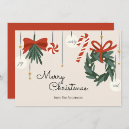 Ornamentos navideños Feliz Navidad