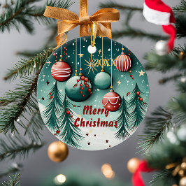 Ornamentos navideños festivos
