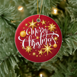 Ornamentos navideños que desatan la tipografía est