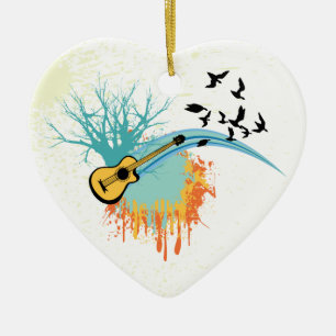 Ornamentos personalizados de guitarra acústica
