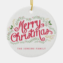 Ornamentos Personalizados de Navidades nostálgicos