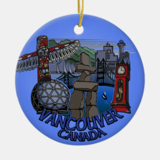 Ornamentos personalizados de Vancouver Canada