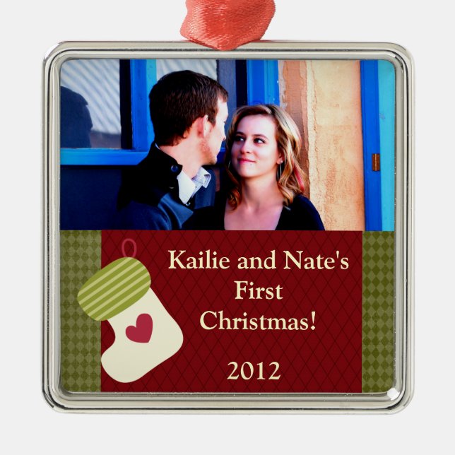 Ornamentos Personalizados personalizados Cristo ve (Frente)