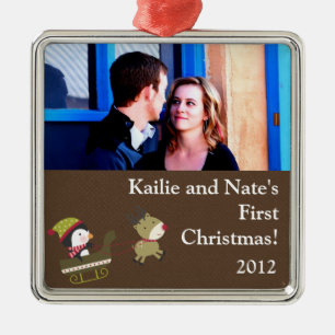 Ornamentos Personalizados personalizados Pingüino 