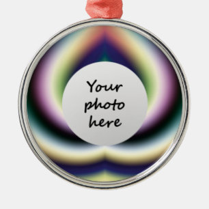 Ornamentos psicodélicos del árbol de navidad del