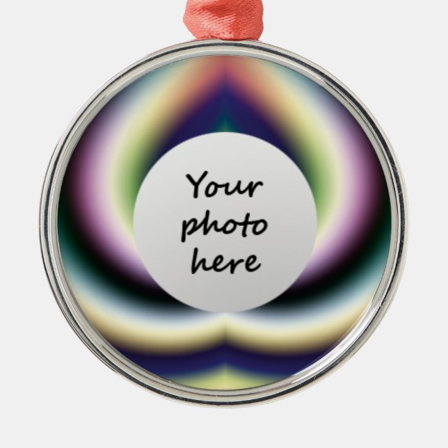 Ornamentos psicodélicos del árbol de Navidad del c (Frente)