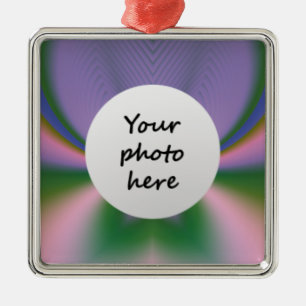 Ornamentos púrpuras del árbol de navidad de Lotus