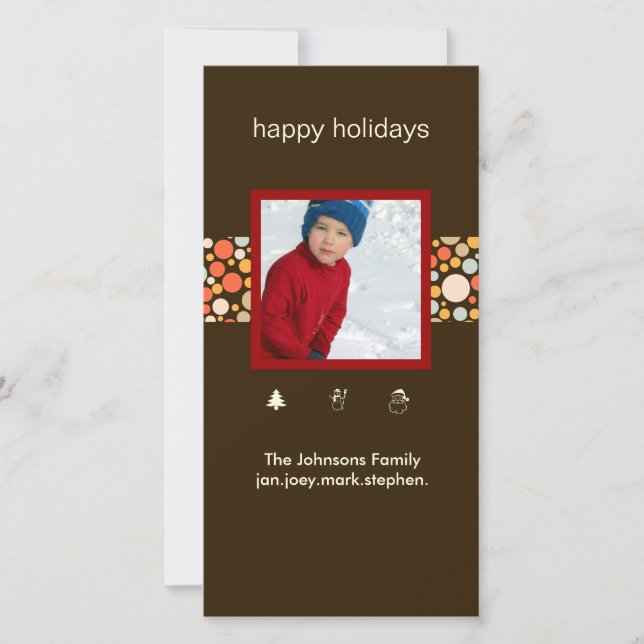 Ornamentos retro de PixDezines, tarjetas fotográfi (Anverso)