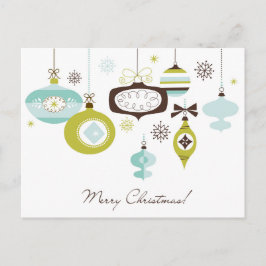 Ornamentos retro, Feliz Navidad
