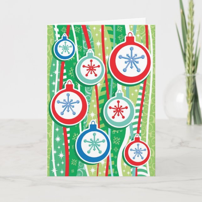 Ornamentos retros del navidad (Anverso)