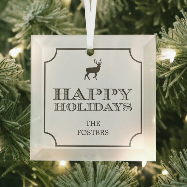 Ornamentos sofisticados de Personalizado de etique (in situ)