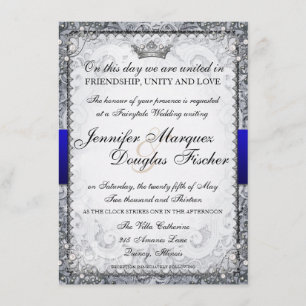 Ornate Fairytale Storybook Invitación a la boda Gr