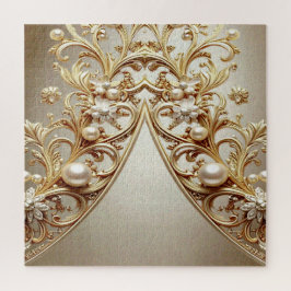 Ornate Gold Jigsaw Puzzle