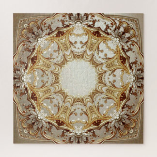 Ornate Gold Jigsaw Puzzle