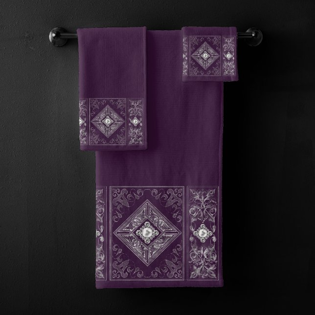 Ornate Opulence | Prosperar joyas moradas y platea (Subido por el creador)