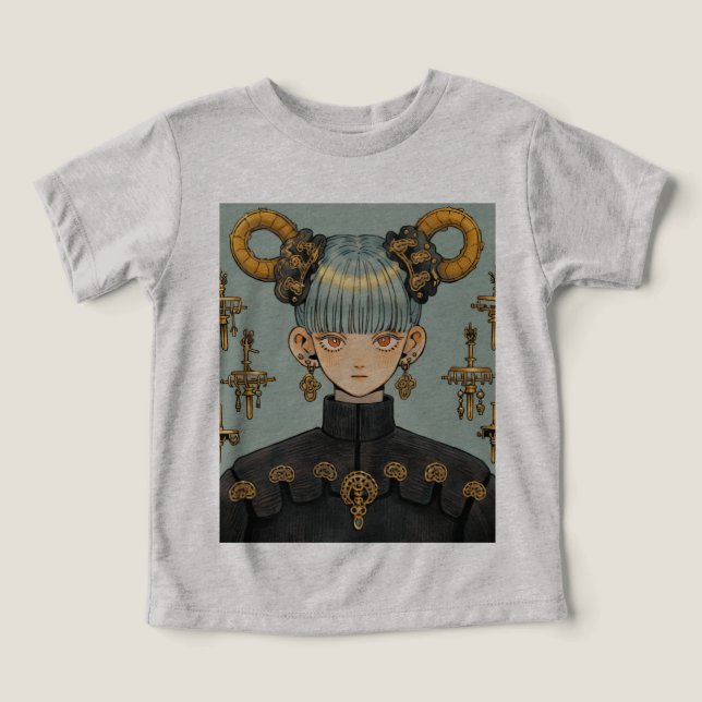 Ornate Steampunk Fantasy Anime Chica (Diseño delantero )