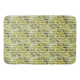 Oro amarillo y queso negro Imprimir alfombra de ba