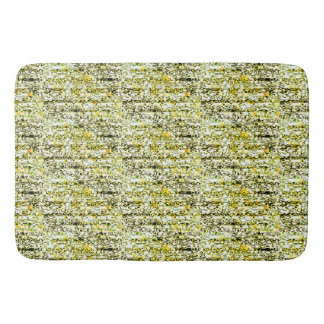 Oro amarillo y queso negro Imprimir alfombra de ba