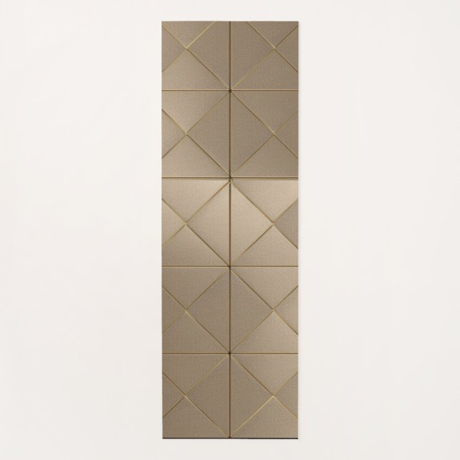 Oro antiguo tufado - Yoga Mat (Anverso)