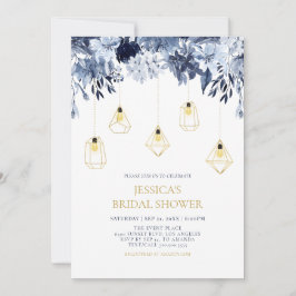 Oro & Azul | Luces & Invitación de Despedida de So