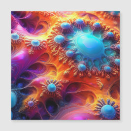 Oro Azul y Fractal Psicodélico Púrpura
