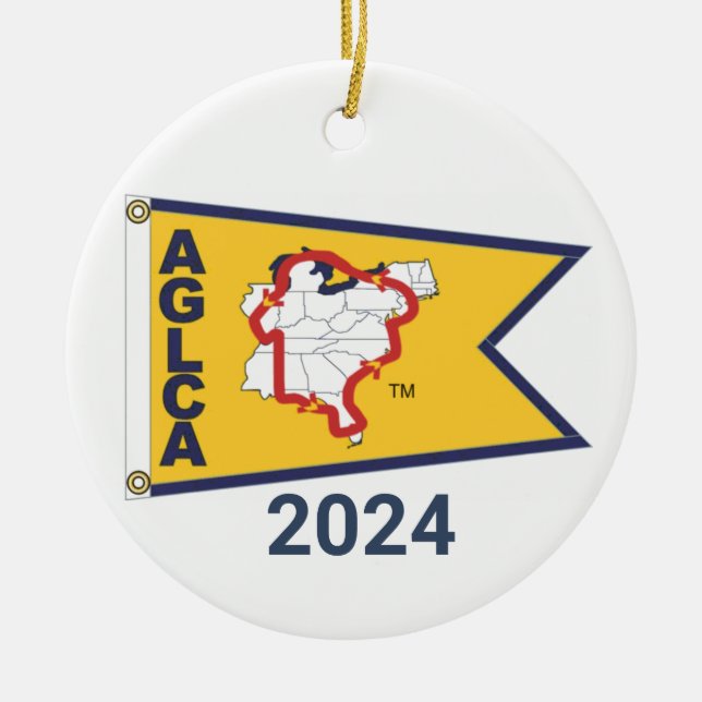 Oro Burgee (2024) Ornamento cerámico (Frente)